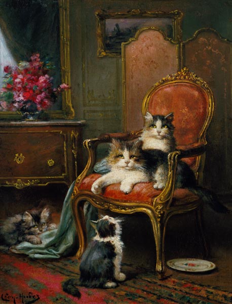 The Favourite Chair a Léon Charles Huber