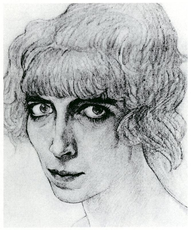 Portrait of Marchesa Luisa Casati a Leon Nikolajewitsch Bakst