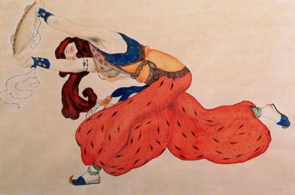 A Study for a figure of a dancer for Scheherazade a Leon Nikolajewitsch Bakst