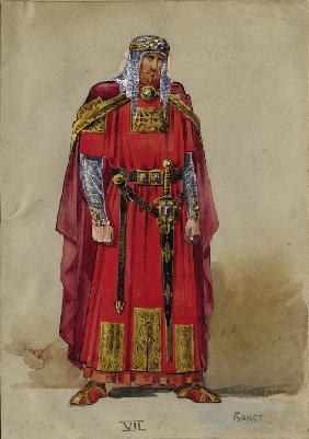 Medieval Prince. Costume design