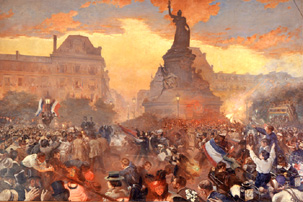 Karneval in Paris zu Ehren der russischen Marine am 05. Oktober 1893 a Leon Nikolajewitsch Bakst