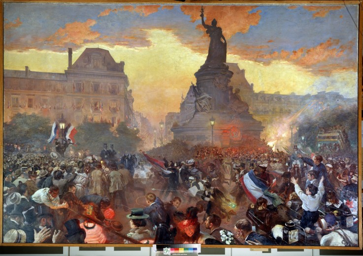 Carnival in honour of Admiral Avellan on October 5, 1893 in Paris a Leon Nikolajewitsch Bakst