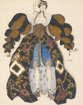 Costume design for the Ballet "La Légende de Joseph" by R. Strauss