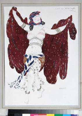 Costume design for the ballet Cléopatre