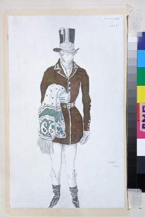 Costume design for the ballet Les Papillons by Robert Schumann