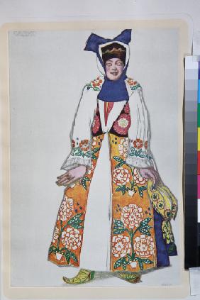 Costume design for the opera Sadko by N. Rimsky-Korsakov