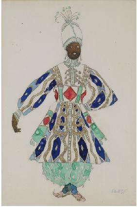 Costume design for the revue "Aladin, or the Wonderful Lamp"