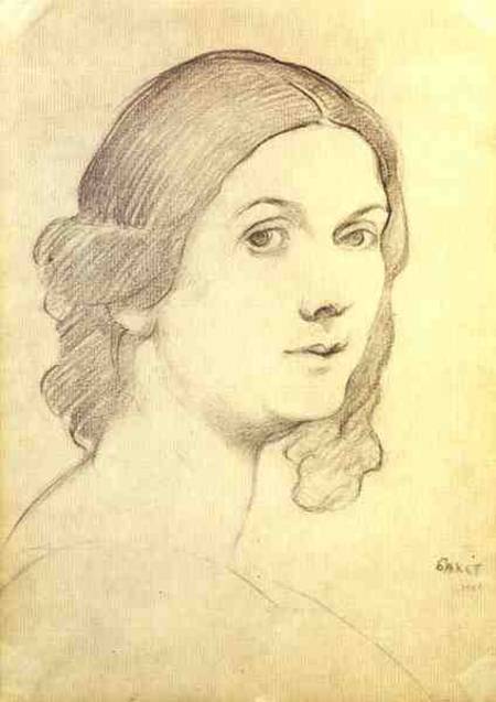 Portrait of Isadora Duncan (1877-1927) a Leon Nikolajewitsch Bakst