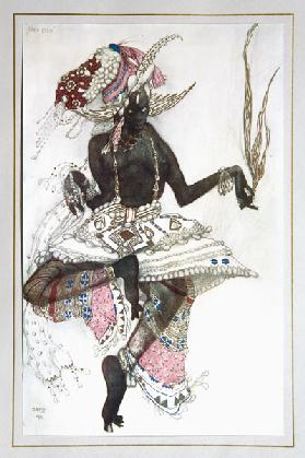 Costume design for the Ballet "Blue God" by R. Hahn