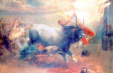 The Bull Fight a Leonardo Alenza