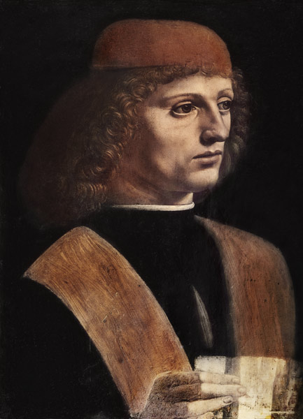 Ritratto di un musicista a Leonardo da Vinci