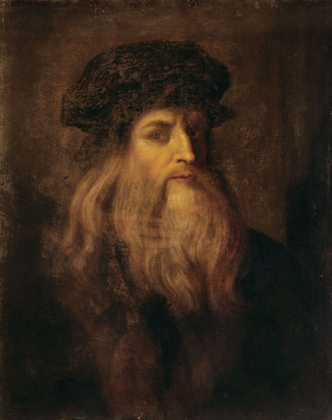 Autoritratto a Leonardo da Vinci