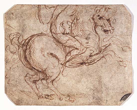 Horse and Cavalier a Leonardo da Vinci