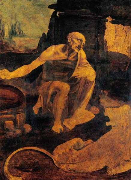 The sacred Hieronymus a Leonardo da Vinci