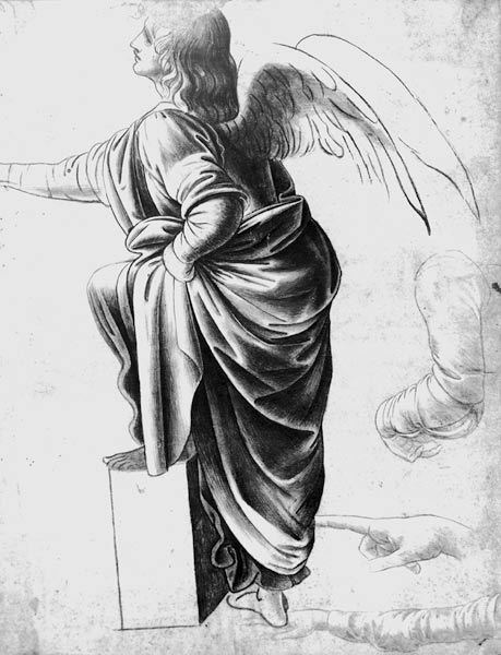 Study of an Angel a Leonardo da Vinci