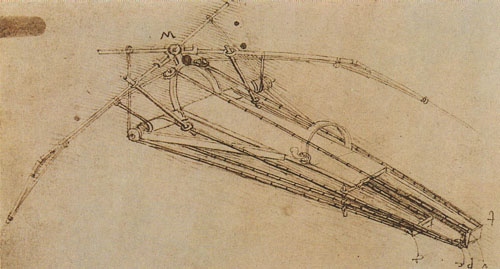 Progetto di una macchina volante a Leonardo da Vinci