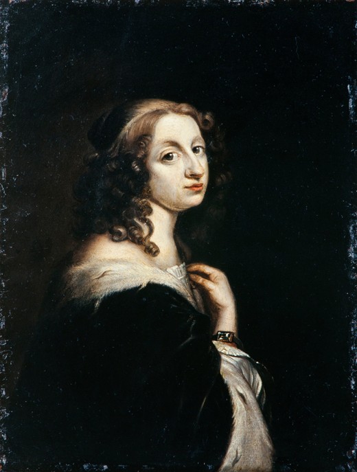 Portrait of Queen Christina of Sweden (1626-1689) a Leonhard Beck