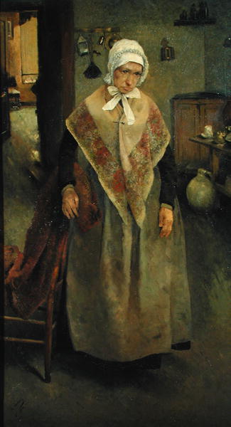 The Elderly Servant, 1884 (oil on canvas)  a Leon Henri Marie Frederic