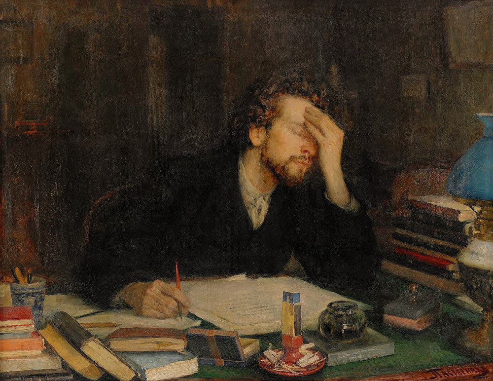 The Torments of Creative Work a Leonid Ossipowitsch Pasternak