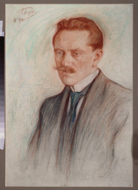 Portrait of the poet Jurgis Baltrušaitis (1873-1944) a Leonid Ossipowitsch Pasternak