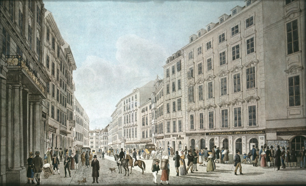 Vienna , Kohlmarkt a Leopold Beyer