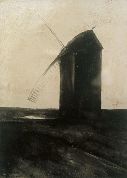 niederländische Windmühle a Lesser Ury