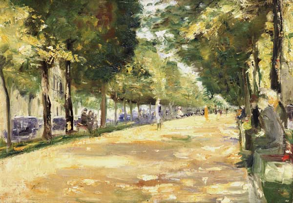 The Tiergarten Park, Berlin a Lesser Ury