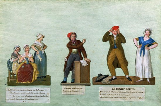 The Jacobin Knitters, a Jacobin and the Red Bonnet a Lesueur Brothers