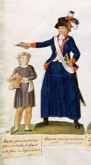 Theroigne de Mericourt (1762-1817) (detail of 247710) a Lesueur Brothers