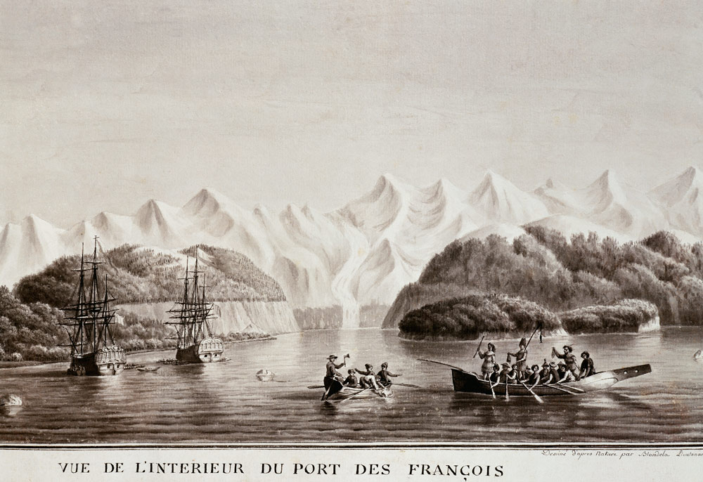 Le Port des Francais, Alaska, from ''Voyage de La Perouse'', July 1786(see also 169018) a Lieutenant Blondela