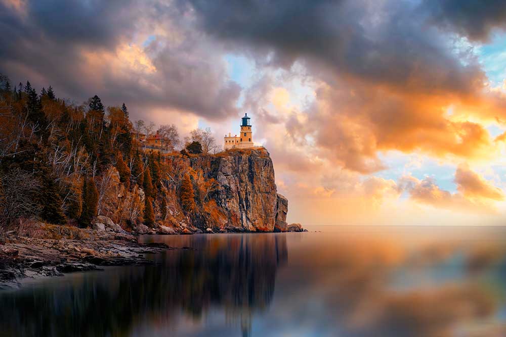 A Cloudy Day at Split Rock Lighthouse a Like He