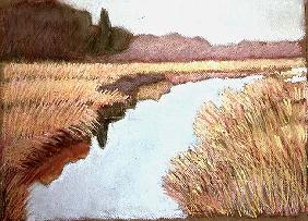 Full Tide, 1990 (pastel on paper) 