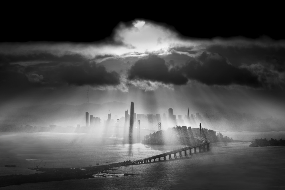Sunbeams Over The Bridge a Lily Huang
