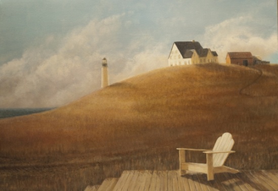 Maine Landscape a Lincoln  Seligman