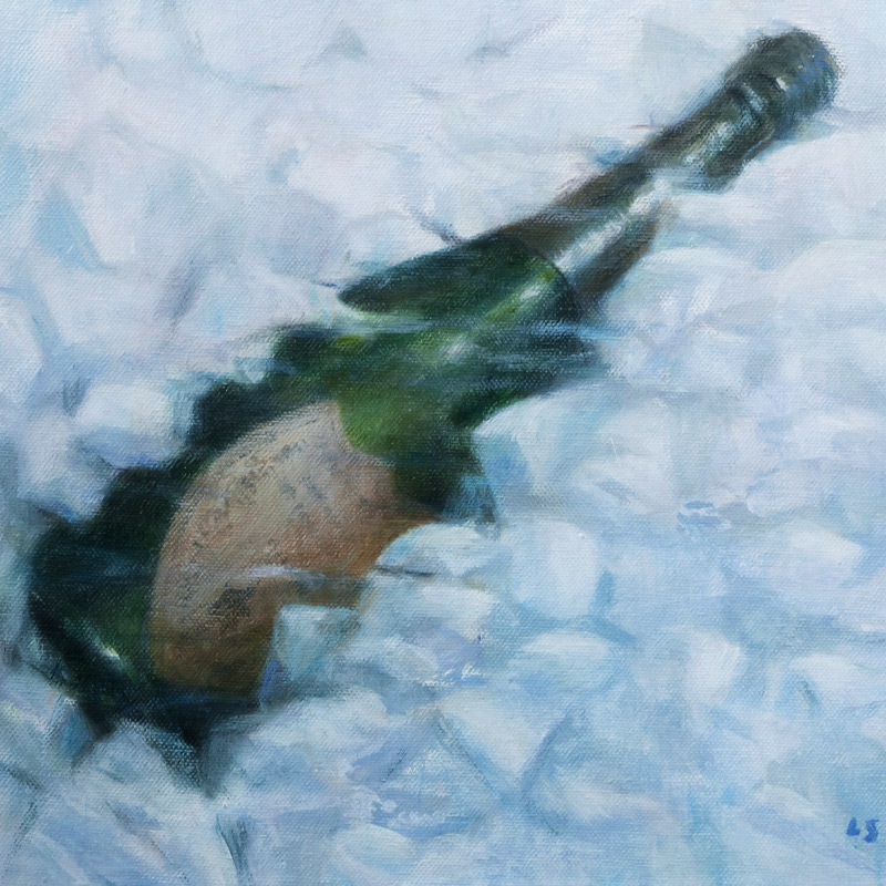 Champagne on ice a Lincoln  Seligman