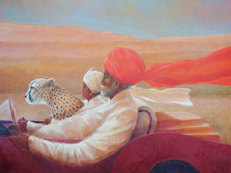 Maharaja, Boy and Cheetah 1 a Lincoln  Seligman