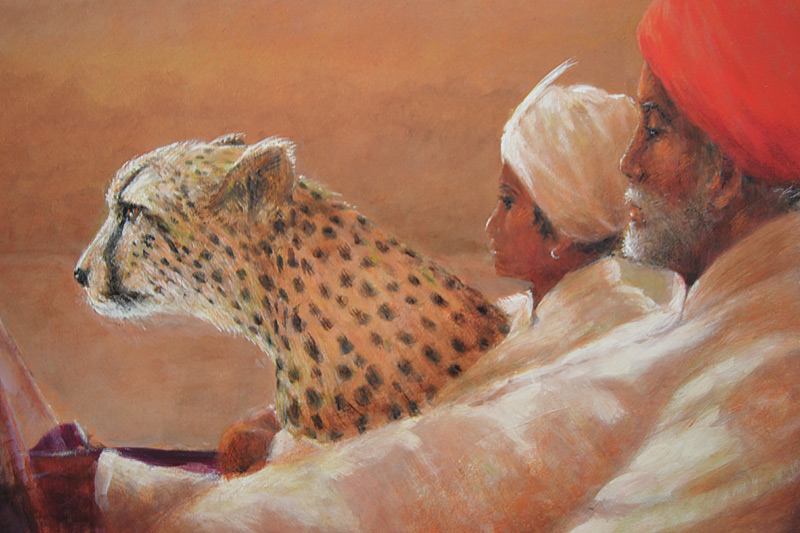 Maharaja, Boy and Cheetah 2 a Lincoln  Seligman
