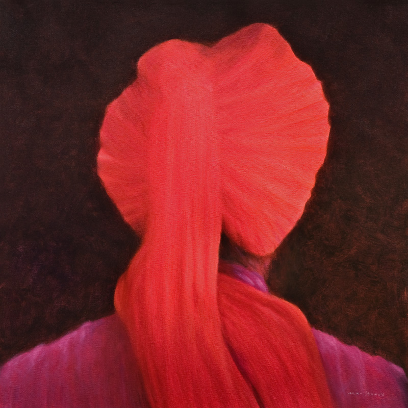 Red Turban in Shadow a Lincoln  Seligman