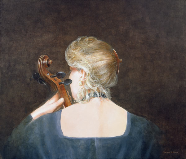 Cello Professor, 2005 (acrylic)  a Lincoln  Seligman