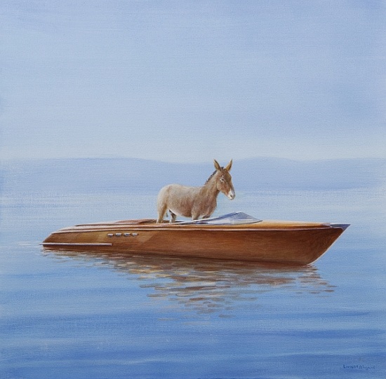 Donkey in a Riva a Lincoln  Seligman