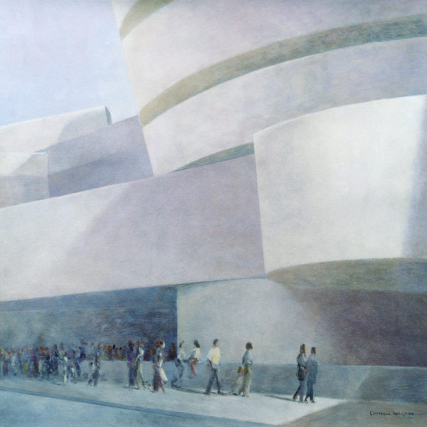 Guggenheim Museum, New York, 2004 (acrylic on canvas)  a Lincoln  Seligman