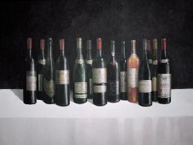 Winescape, 1998 (acrylic on board) 