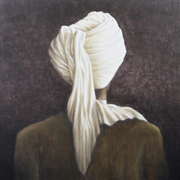 White turban, 2005 (acrylic on canvas)  a Lincoln  Seligman