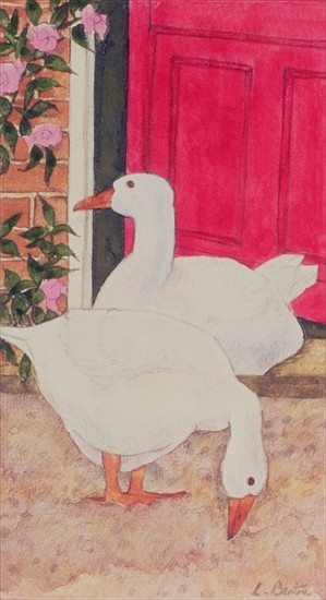 Ducks by the Open Door a Linda  Benton