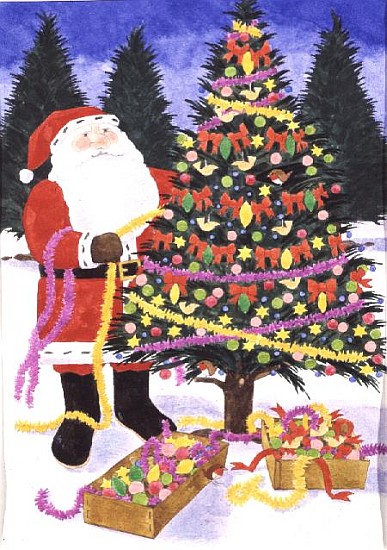 Santa''s Trees  a Linda  Benton