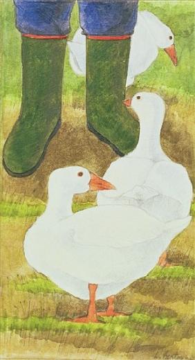 Ducks and Green Wellies