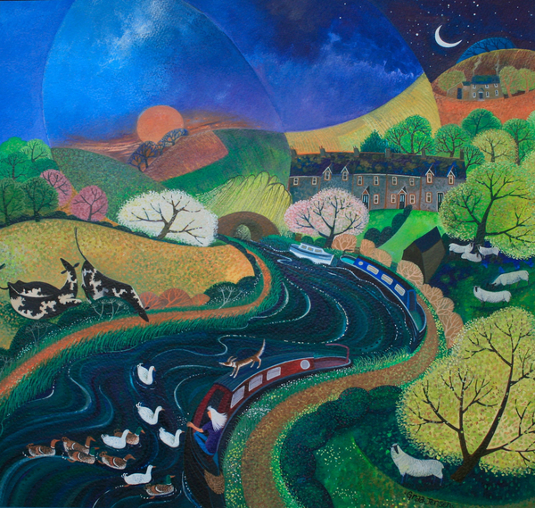 Moored up for the Night a Lisa Graa Jensen