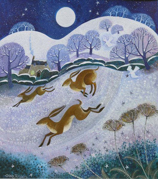 snow hares a Lisa Graa Jensen