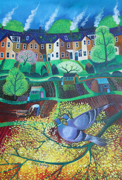 Wimbledon Park Doves a Lisa Graa Jensen