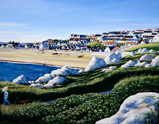 A View of Fortuneswell, 2005 (oil on canvas)  a Liz  Wright